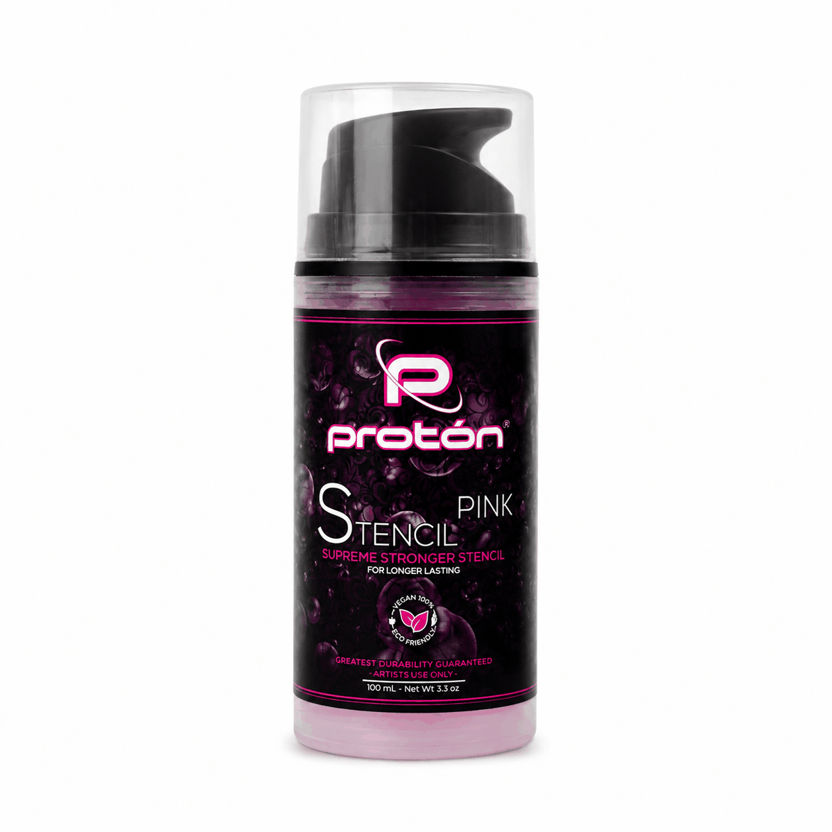 Proton Stencil Primer - żel do odbijania wzoru kalki tatuażu - PINK 100ml – zdjęcie 2