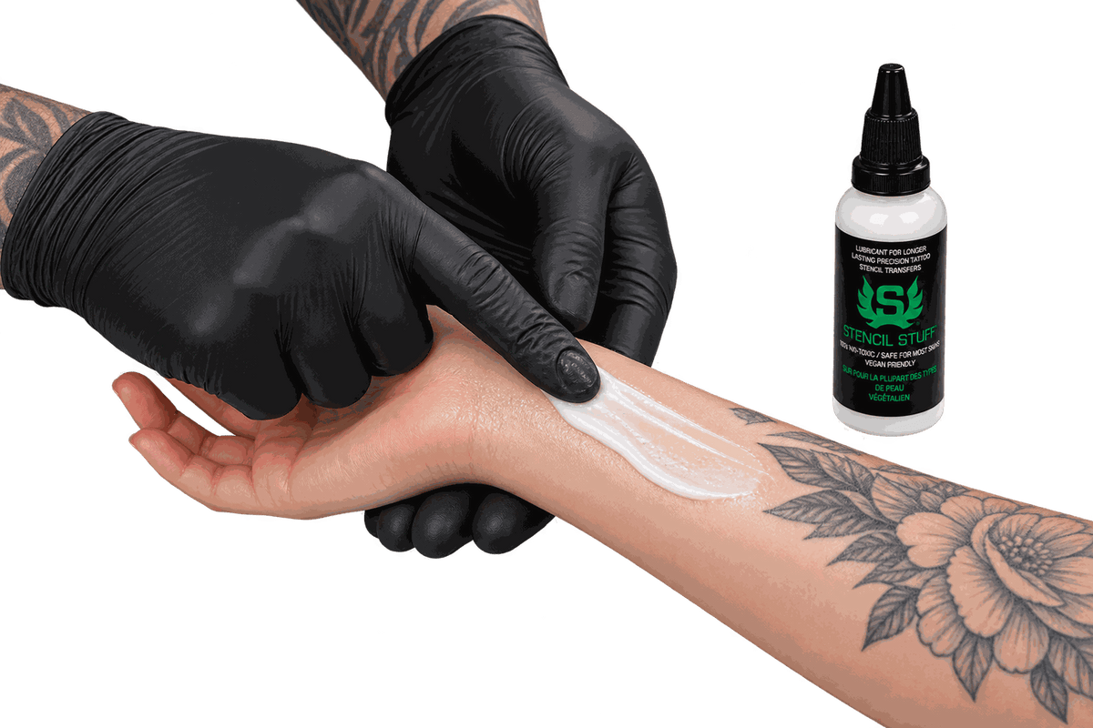 Stencil Stuff - żel, balsam do odbijania wzoru kalki tatuażu - 125 ml – zdjęcie 5