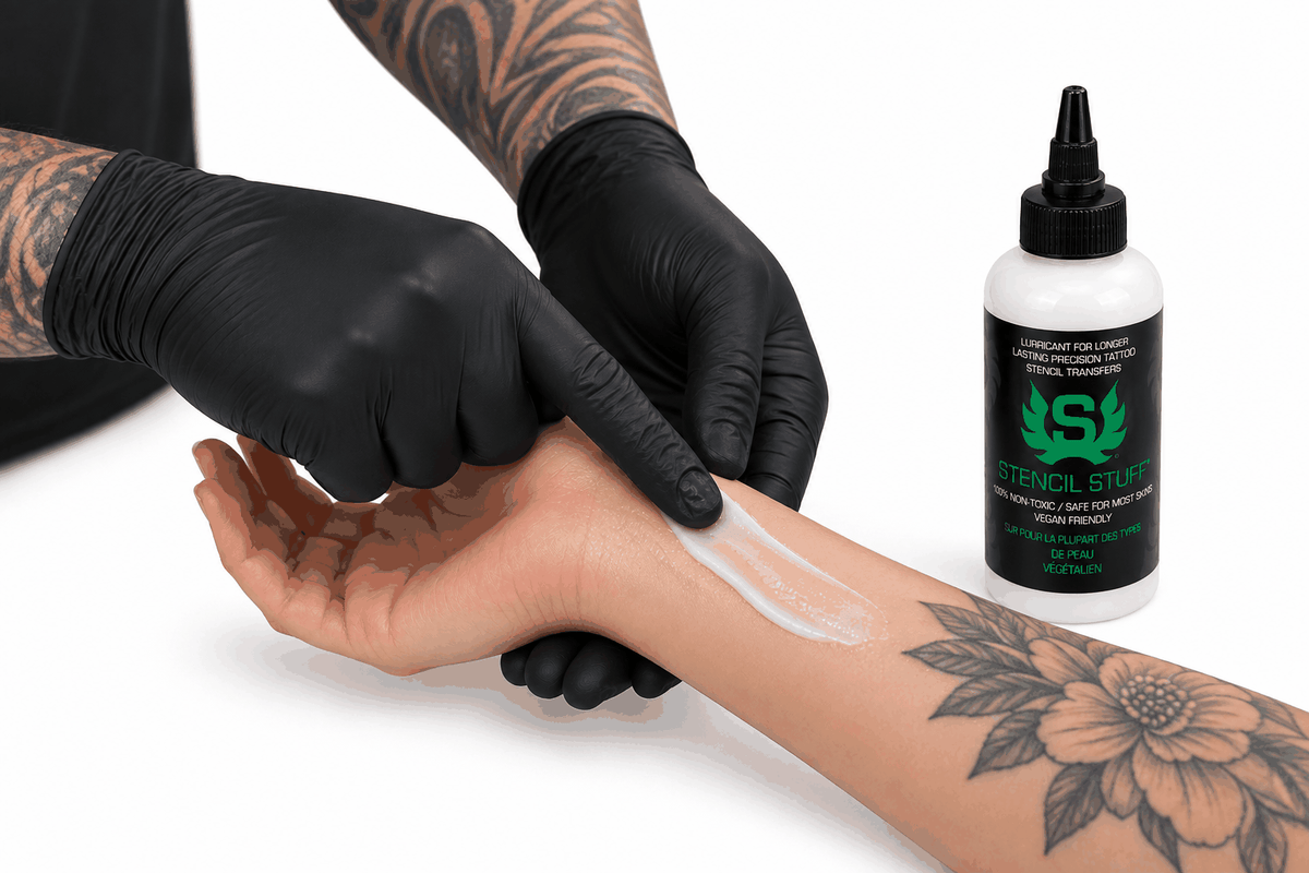 Stencil Stuff - Żel, balsam do odbijania wzoru kalki tatuażu - 250 ml – zdjęcie 5