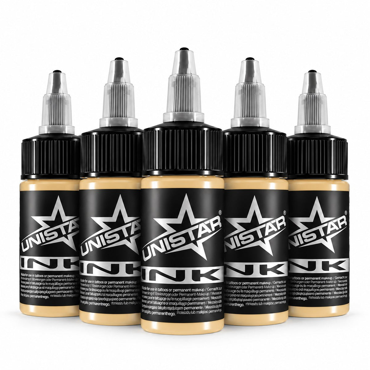 Beżowa farba, tusz do tatuażu - UNISTAR INK - Tan 30ml (Reach)