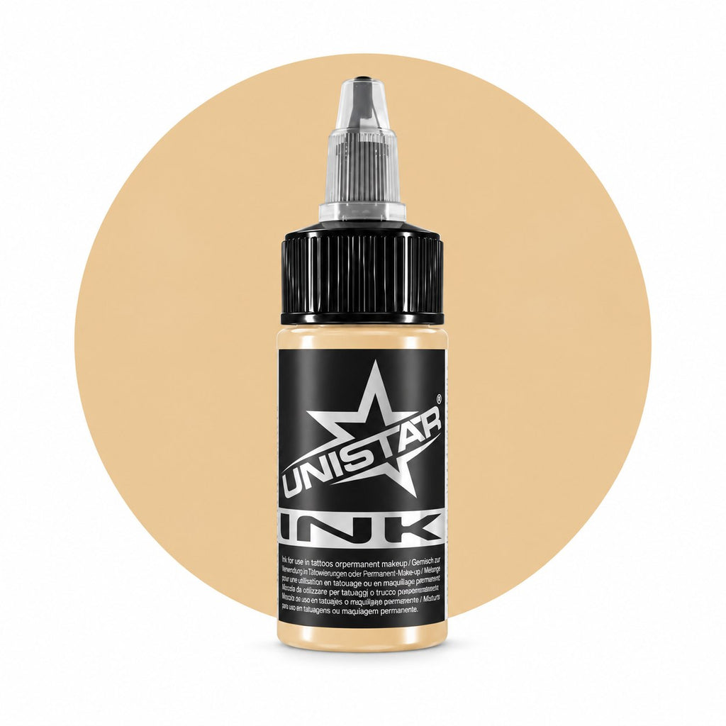 Beżowa farba, tusz do tatuażu - UNISTAR INK - Tan 30ml (Reach)