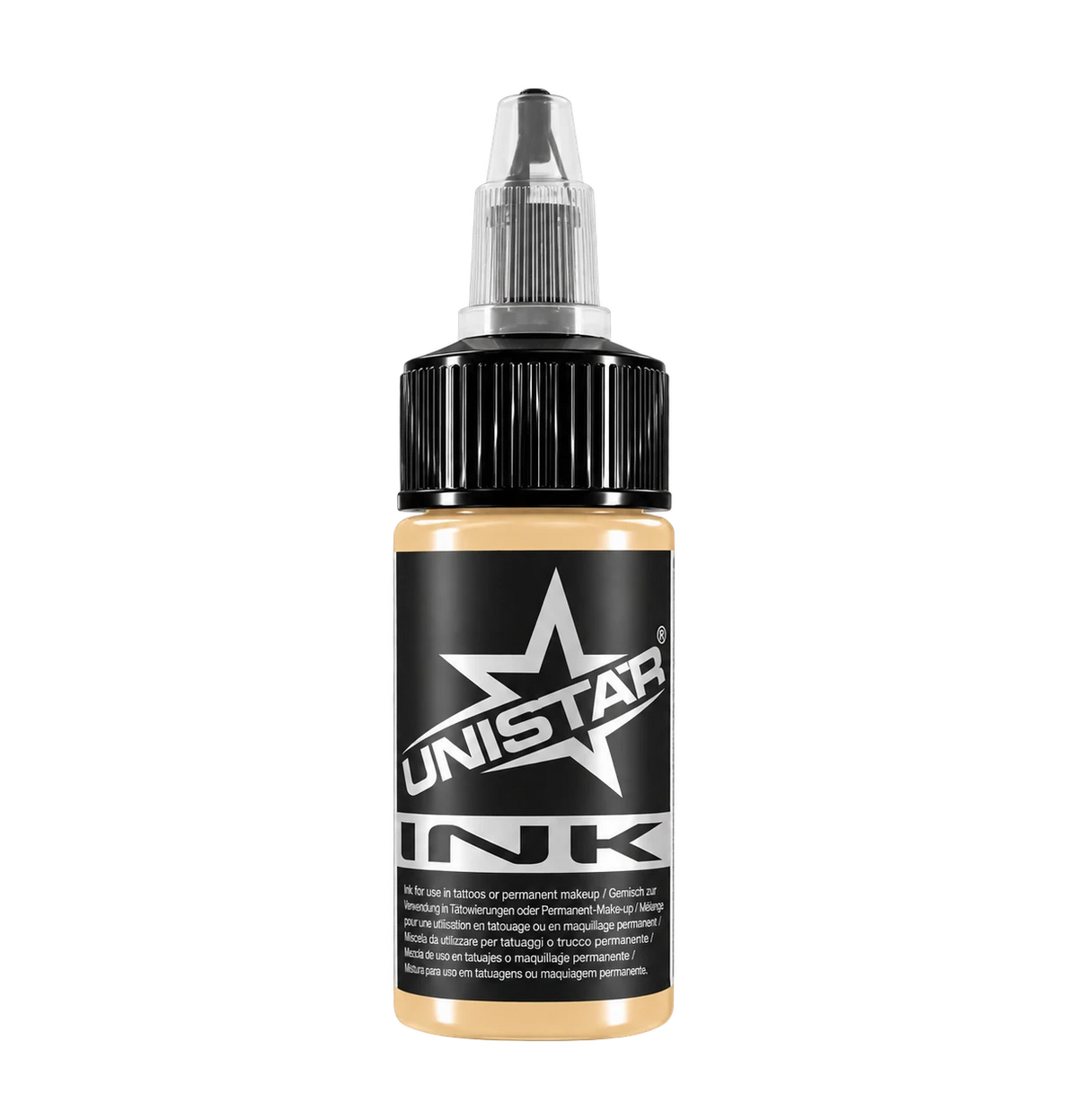 Beżowa farba, tusz do tatuażu - UNISTAR INK - Tan 30ml (Reach)