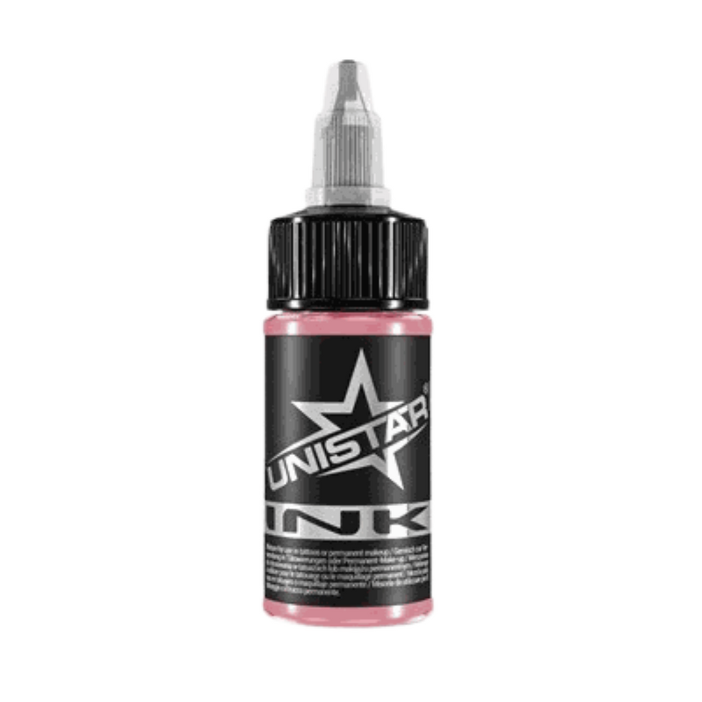 Różowa farba, tusz do tatuażu - UNISTAR INK - Pink 30ml (Reach) – zdjęcie 6