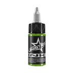 Zielona farba, tusz do tatuażu - UNISTAR INK, Basic Green Light 30ml(Reach) – zdjęcie 6
