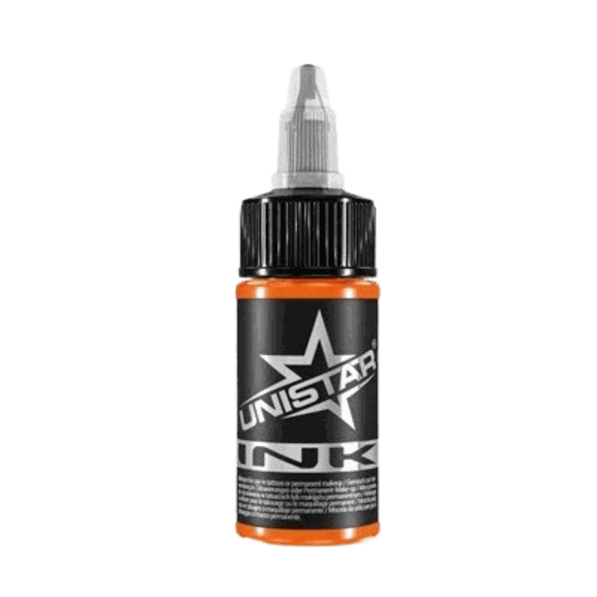 Pomarańczowa farba, tusz do tatuażu - UNISTAR INK Basic Orange 30ml(Reach) – zdjęcie 6