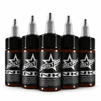 Brązowa farba, tusz do tatuażu - UNISTAR INK - Basic Brown 30ml (Reach) – zdjęcie 4