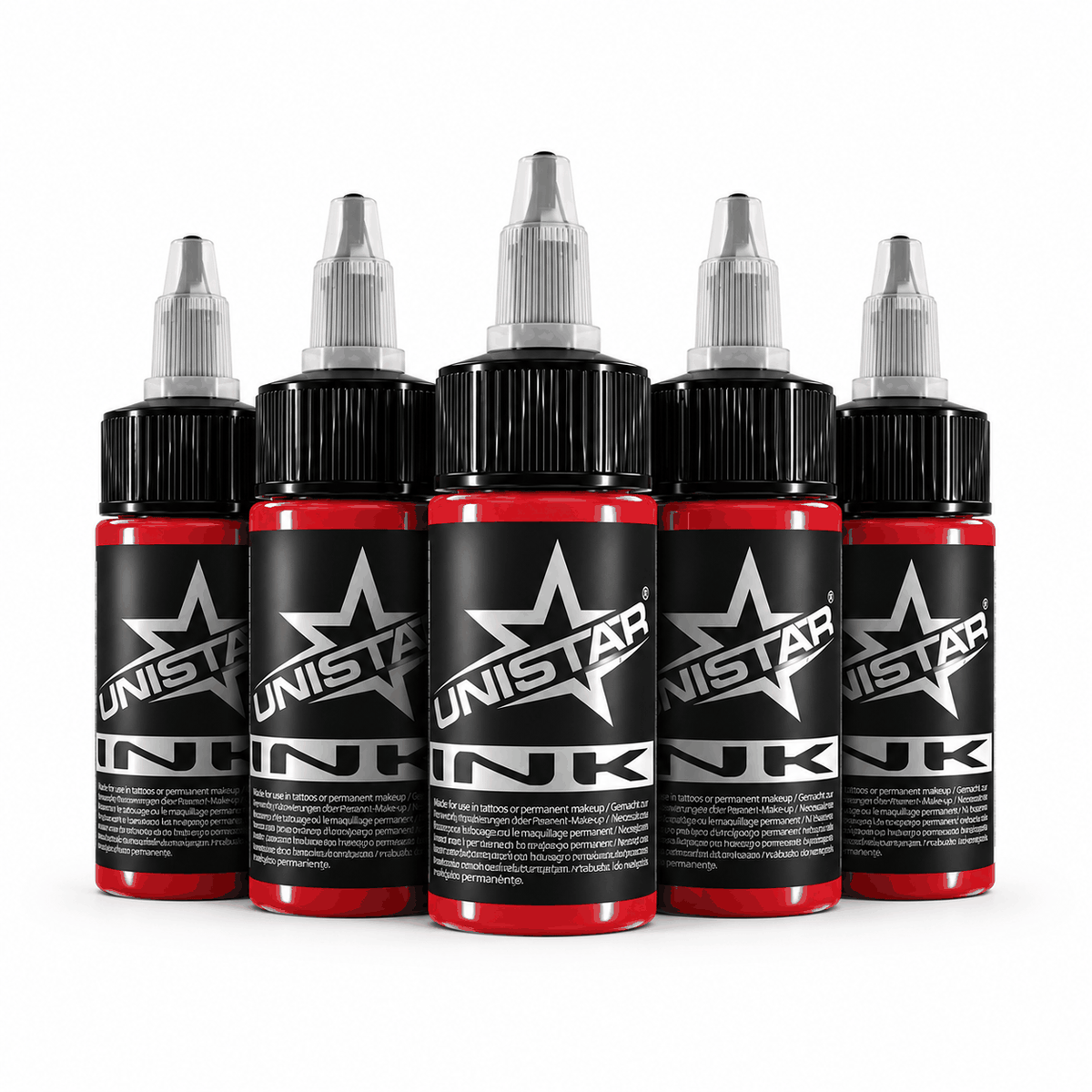 Koralowa farba, tusz do tatuażu - UNISTAR INK - Coral 30ml (Reach) – zdjęcie 4