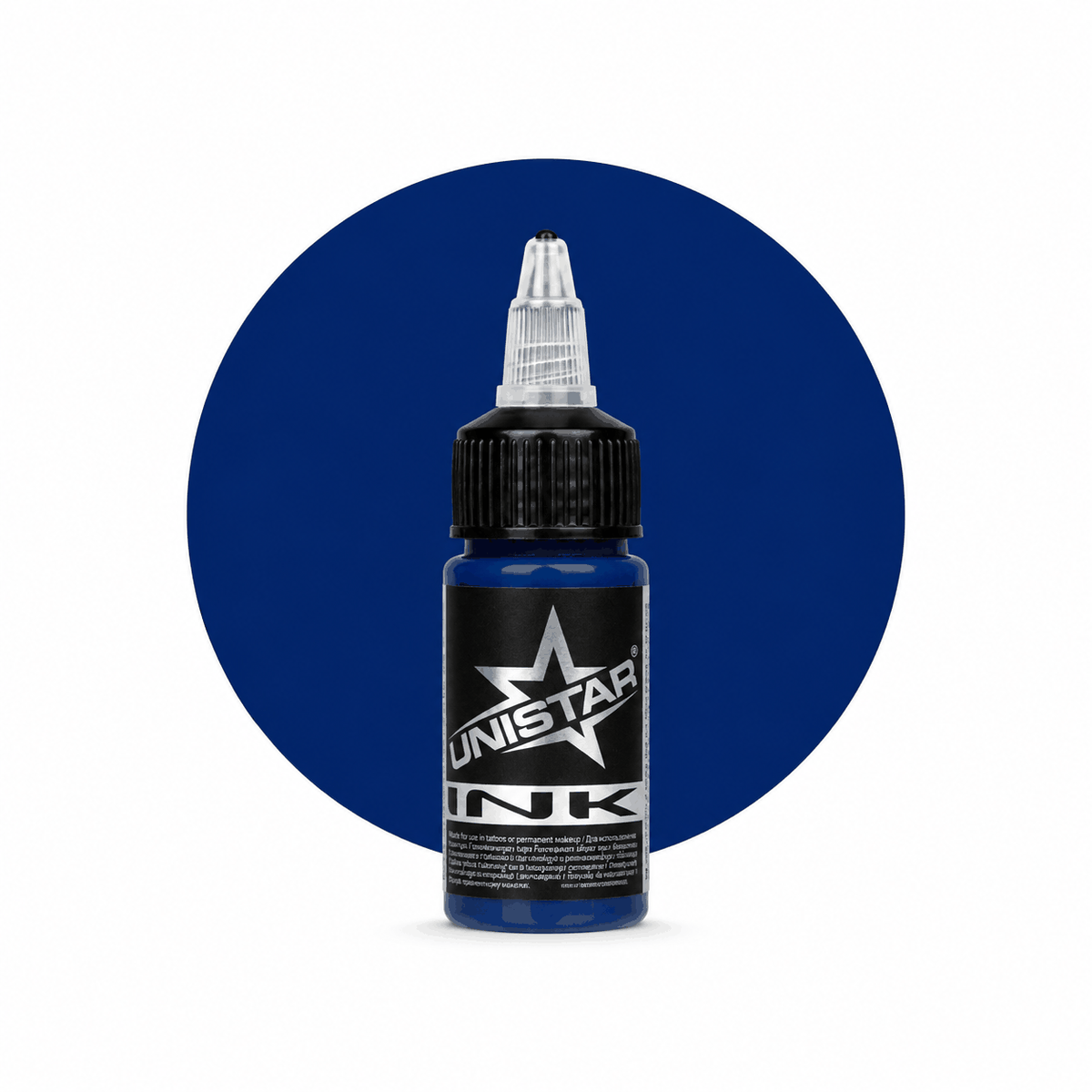 Niebieska farba, tusz do tatuażu - UNISTAR INK - Cosmic Blue 30ml (Reach) – zdjęcie 5