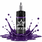 Fioletowa farba, tusz do tatuażu - UNISTAR INK - Eggplant Purple 30ml (Reach) – zdjęcie 3