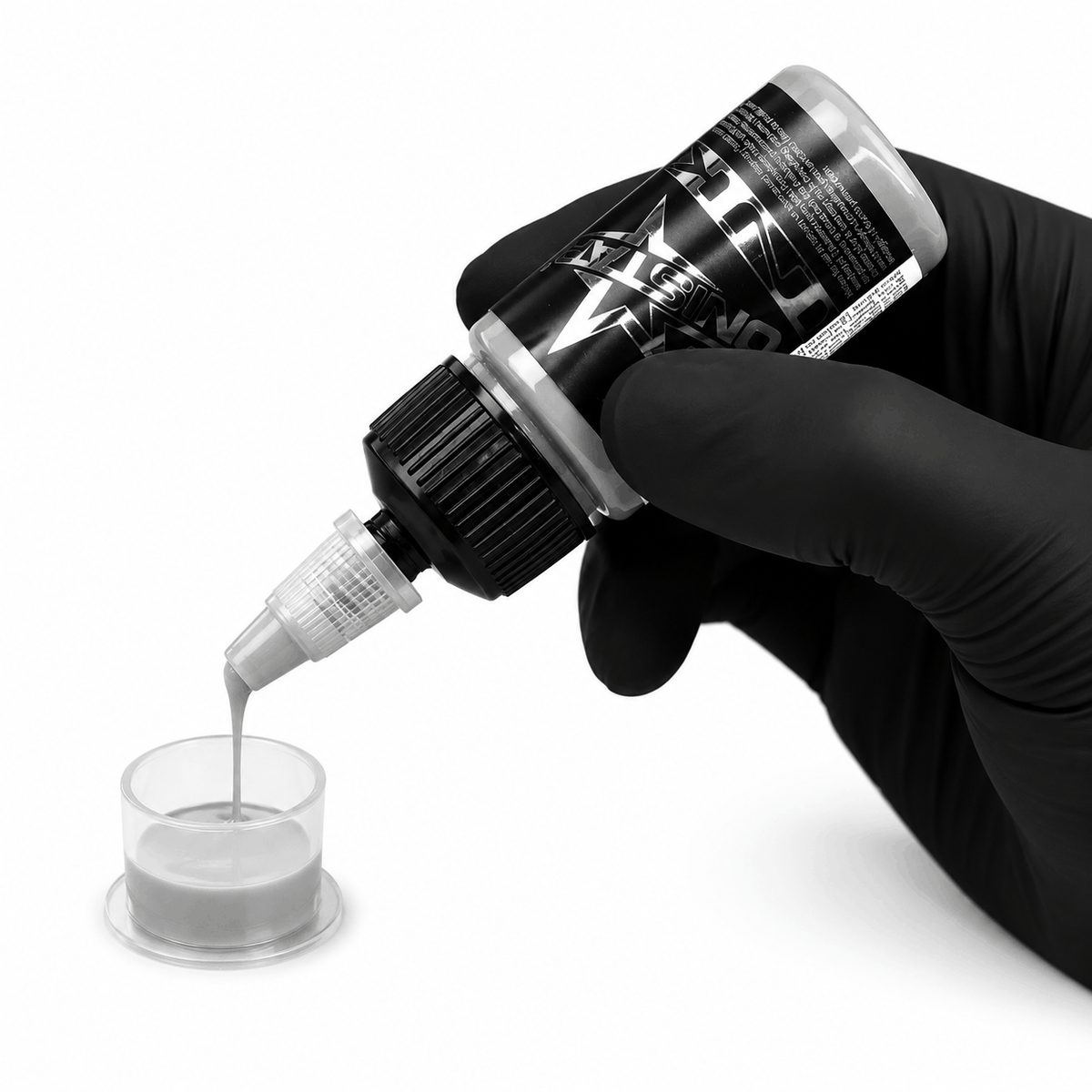 Szara farba, tusz do tatuażu - UNISTAR INK - Basic Gray Medium 30ml (Reach) – zdjęcie 2