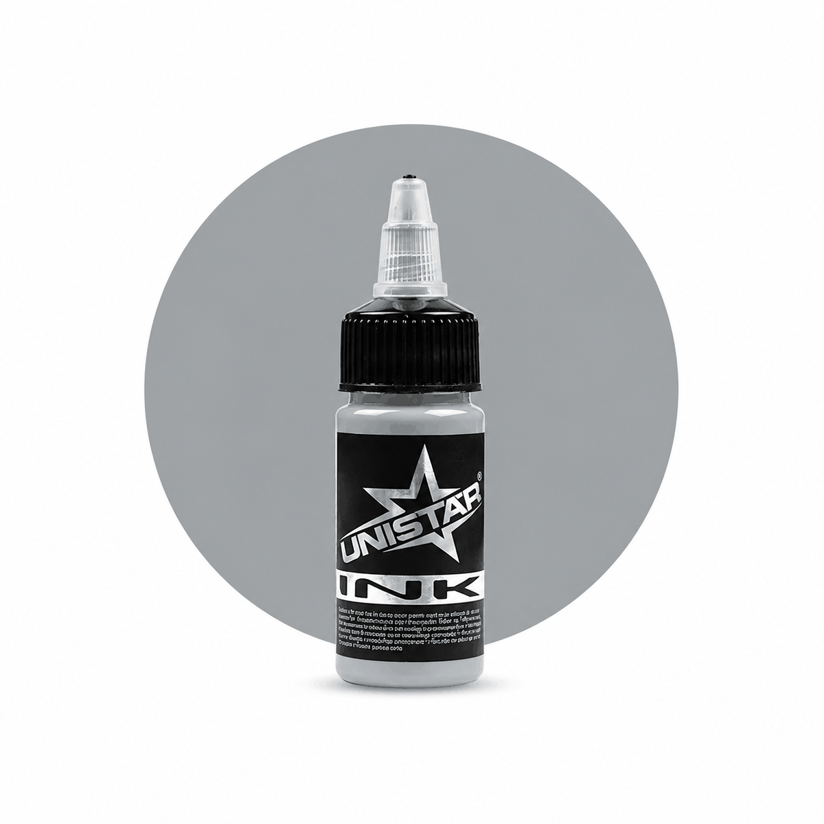 Szara farba, tusz do tatuażu - UNISTAR INK - Basic Gray Medium 30ml (Reach) – zdjęcie 5
