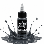 Szara farba, tusz do tatuażu - UNISTAR INK - Gray Medium Dark 30ml (Reach) – zdjęcie 3