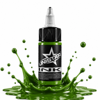 Zielona farba, tusz do tatuażu - UNISTAR INK - Basic Green Dark 30ml(Reach) – zdjęcie 3