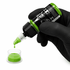 Zielona farba, tusz do tatuażu - UNISTAR INK, Basic Green Light 30ml(Reach) – zdjęcie 2