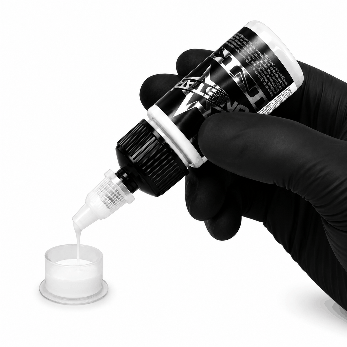 Biała farba, tusz do tatuażu - UNISTAR INK - Heavy White 30ml (Reach) – zdjęcie 2