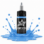 Niebieska farba, tusz do tatuażu - UNISTAR INK - Insekt True Blue 30ml (Reach) – zdjęcie 3
