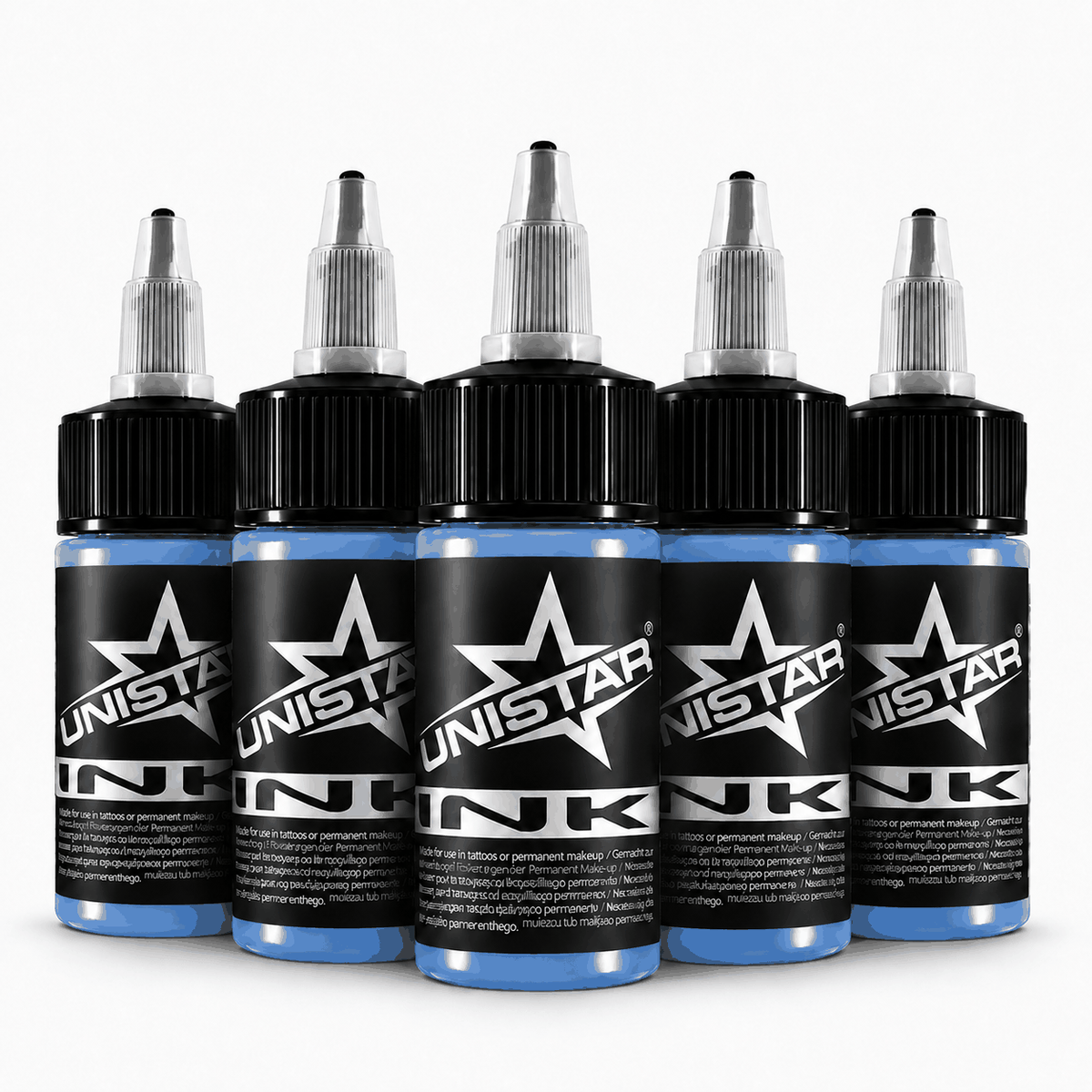 Niebieska farba, tusz do tatuażu - UNISTAR INK - Insekt True Blue 30ml (Reach) – zdjęcie 4