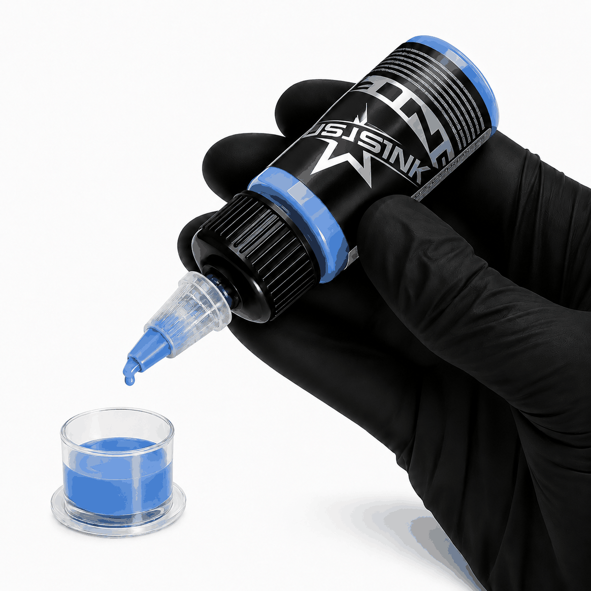 Niebieska farba, tusz do tatuażu - UNISTAR INK - Insekt True Blue 30ml (Reach) – zdjęcie 2