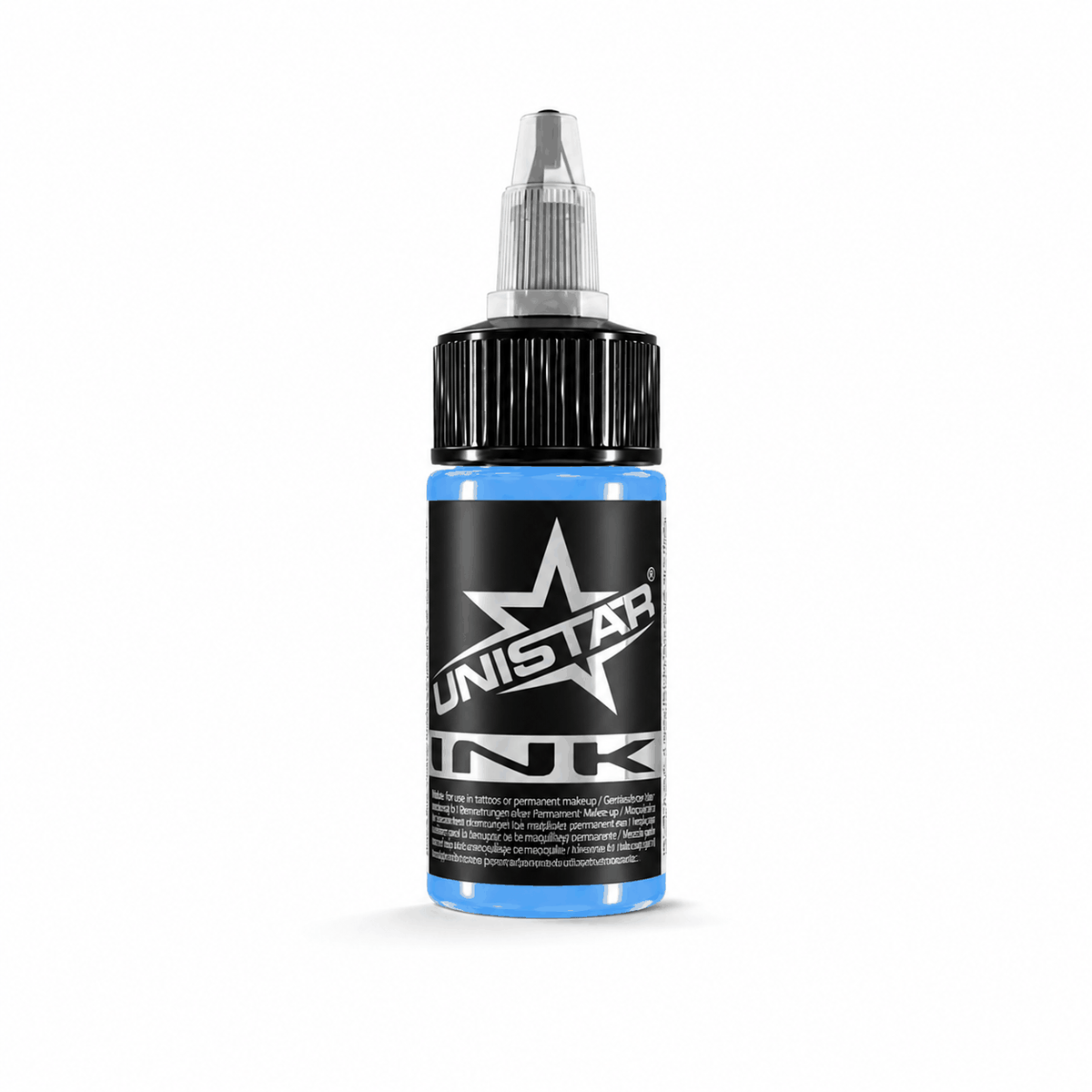 Niebieska farba, tusz do tatuażu - UNISTAR INK - Insekt True Blue 30ml (Reach) – zdjęcie 6