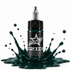Zielona farba, tusz do tatuażu - UNISTAR INK - Muted Green 30ml (Reach) – zdjęcie 3