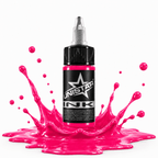 Różowa farba, tusz do tatuażu - UNISTAR INK - Neon Pink 30ml (Reach) – zdjęcie 3