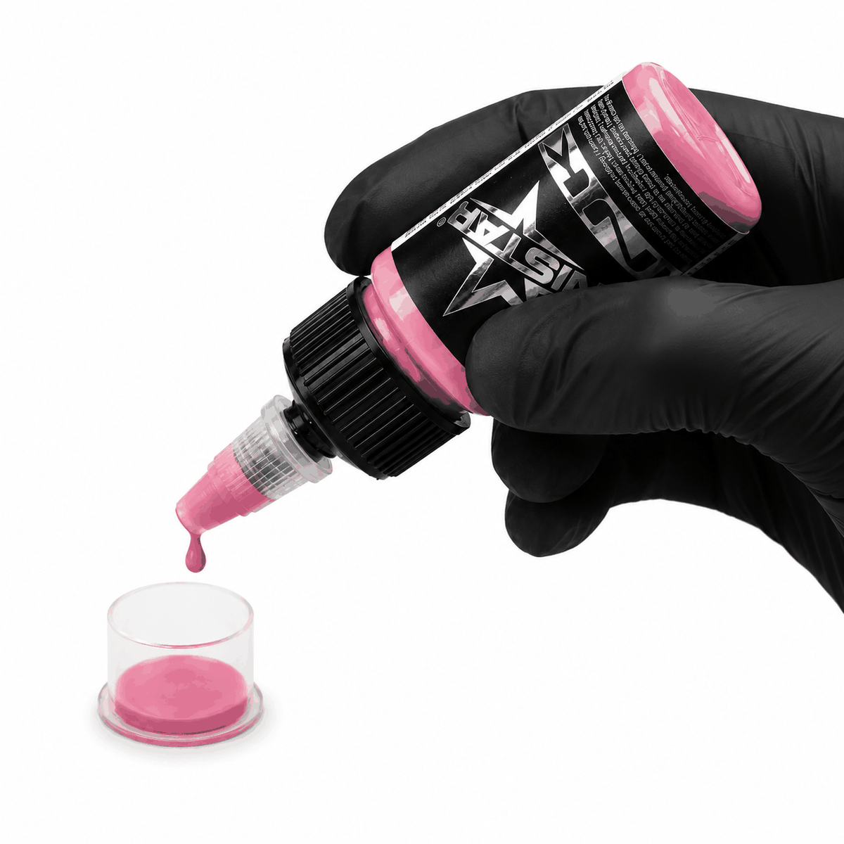 Różowa farba, tusz do tatuażu - UNISTAR INK - Pink 30ml (Reach) – zdjęcie 2