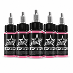 Różowa farba, tusz do tatuażu - UNISTAR INK - Pink 30ml (Reach) – zdjęcie 4
