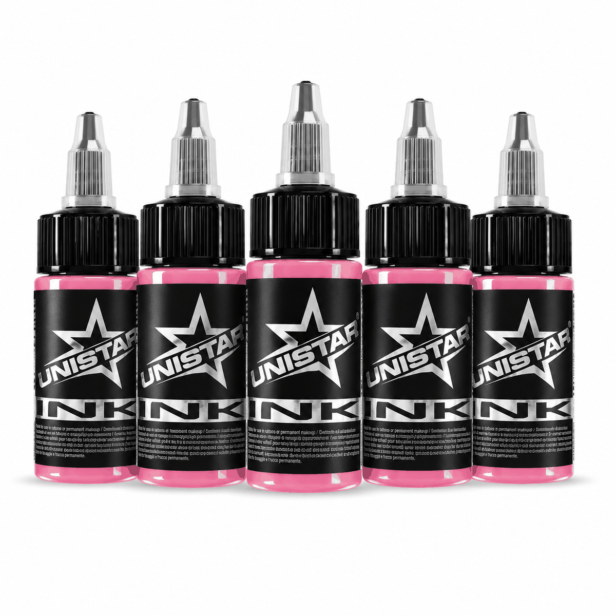 Różowa farba, tusz do tatuażu - UNISTAR INK - Pink 30ml (Reach) – zdjęcie 4