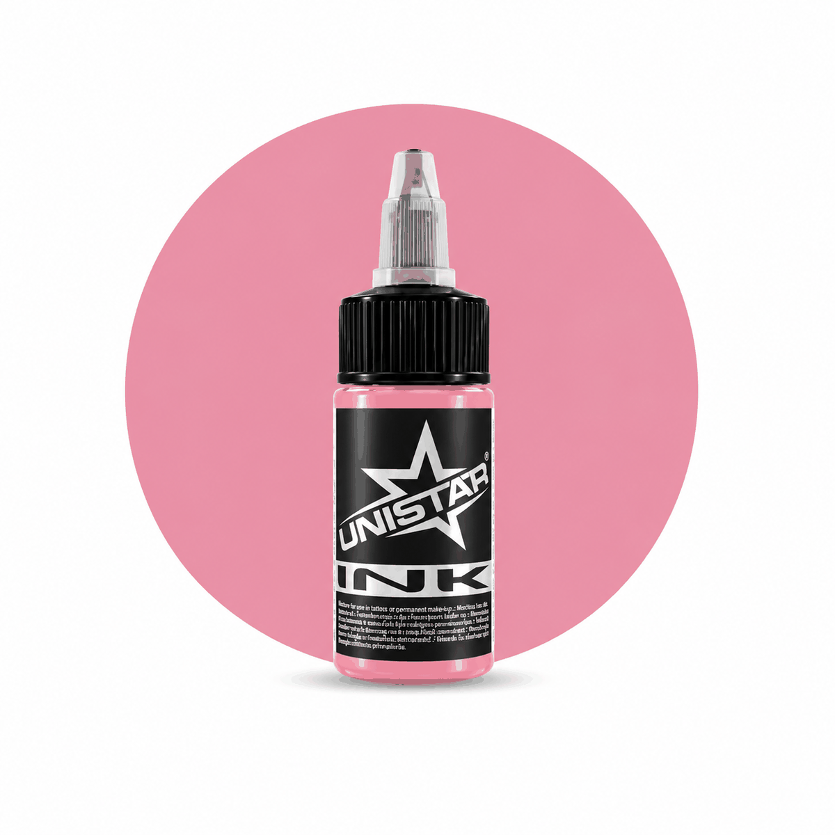 Różowa farba, tusz do tatuażu - UNISTAR INK - Pink 30ml (Reach) – zdjęcie 5