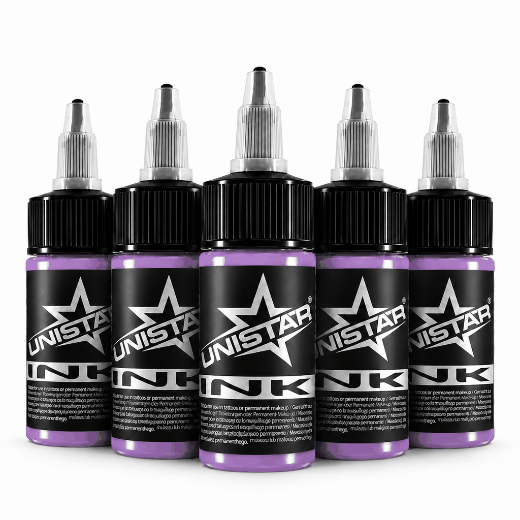 Fioletowa farba, tusz do tatuażu - UNISTAR INK - Purple Sage 30ml (Reach) – zdjęcie 4