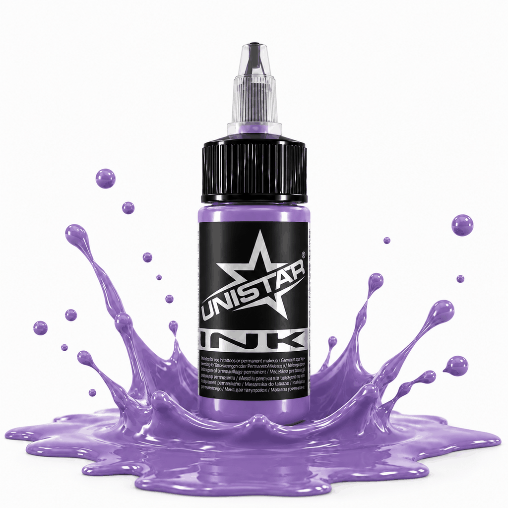 Fioletowa farba, tusz do tatuażu - UNISTAR INK - Purple Sage 30ml (Reach) – zdjęcie 3