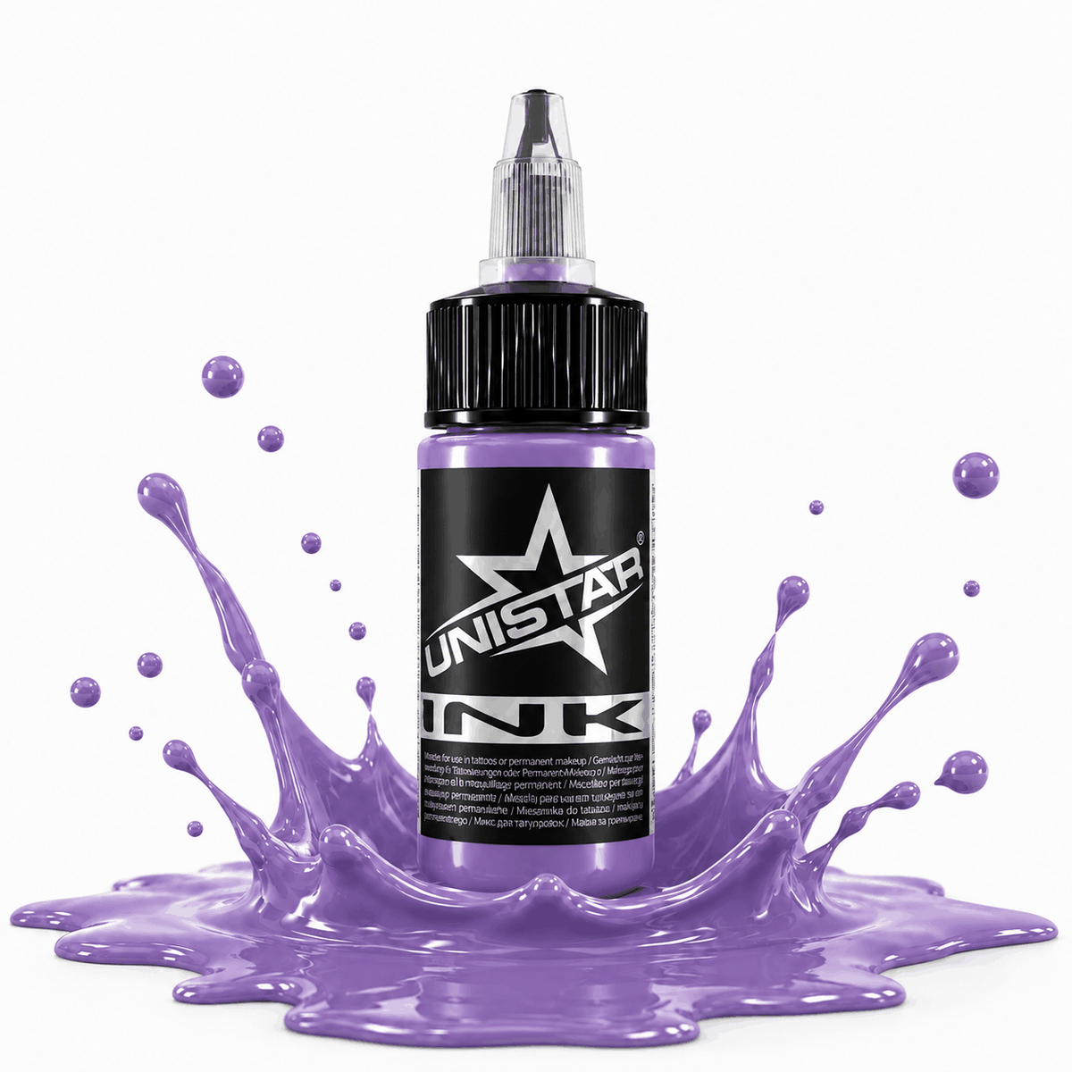 Fioletowa farba, tusz do tatuażu - UNISTAR INK - Purple Sage 30ml (Reach) – zdjęcie 3