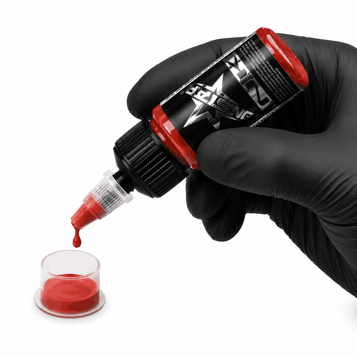 Czerwona farba, tusz do tatuażu - UNISTAR INK - Top Basic Red 30ml (Reach) – zdjęcie 2