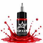 Czerwona farba, tusz do tatuażu - UNISTAR INK - Top Basic Red 30ml (Reach) – zdjęcie 3