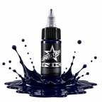 Niebieska farba, tusz do tatuażu - UNISTAR INK Basic Dark Blue 30ml (Reach) – zdjęcie 3