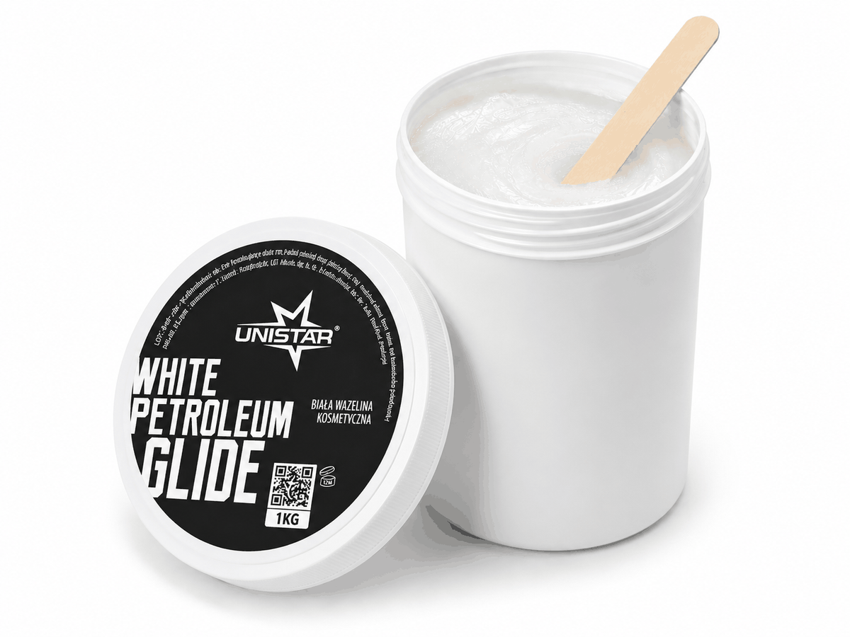 Wazelina biała kosmetyczna do tatuażu 1kg - White Petroleum Glide - Tattoo – zdjęcie 2