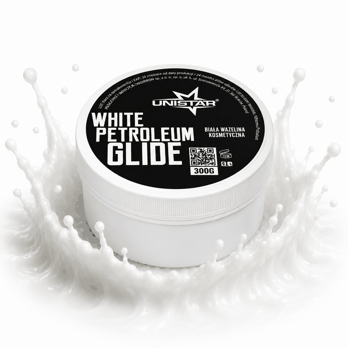 Wazelina biała kosmetyczna do tatuażu 300g - White Petroleum Glide - Tattoo