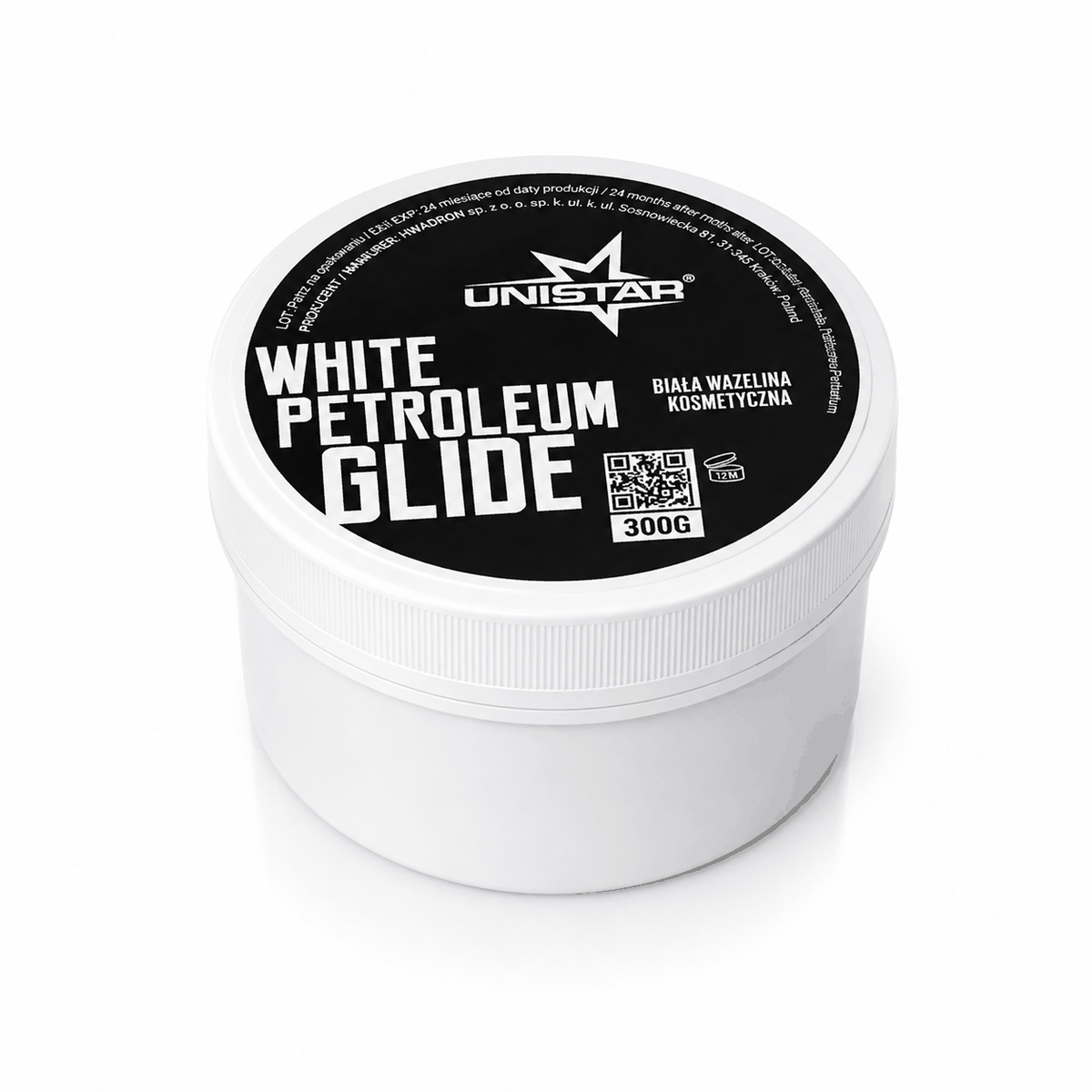 Wazelina biała kosmetyczna do tatuażu 300g - White Petroleum Glide - Tattoo – zdjęcie 3