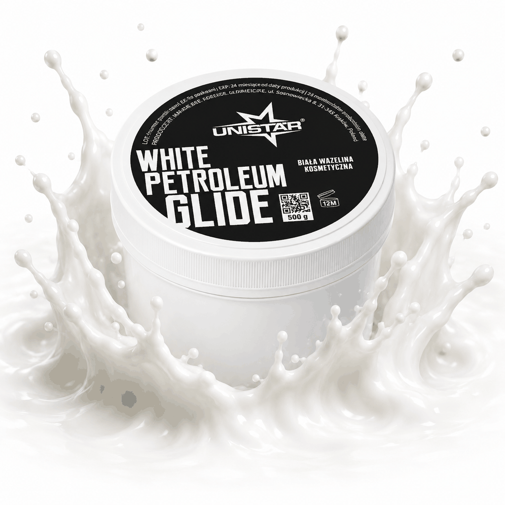 Wazelina biała kosmetyczna do tatuażu 500g - White Petroleum Glide - Tattoo – zdjęcie 3