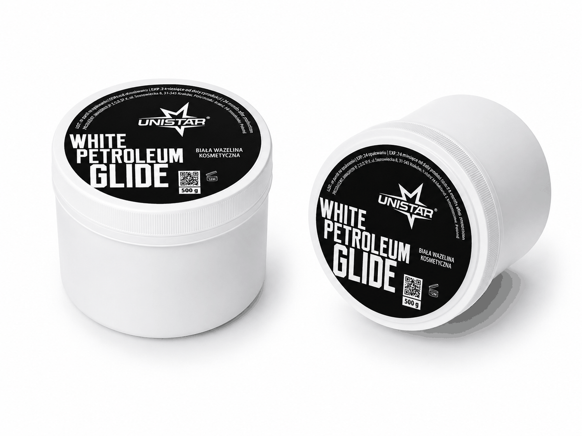 Wazelina biała kosmetyczna do tatuażu 500g - White Petroleum Glide - Tattoo – zdjęcie 4